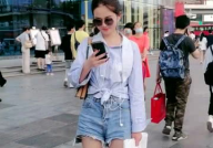 昆阳街头小姐姐,青春风采，活力四溢